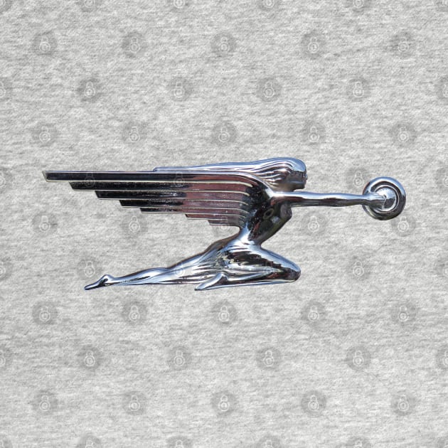 Packard Goddess of Speed American classic car hood ornament by soitwouldseem